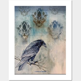 Victorian Raven #1 Posters and Art